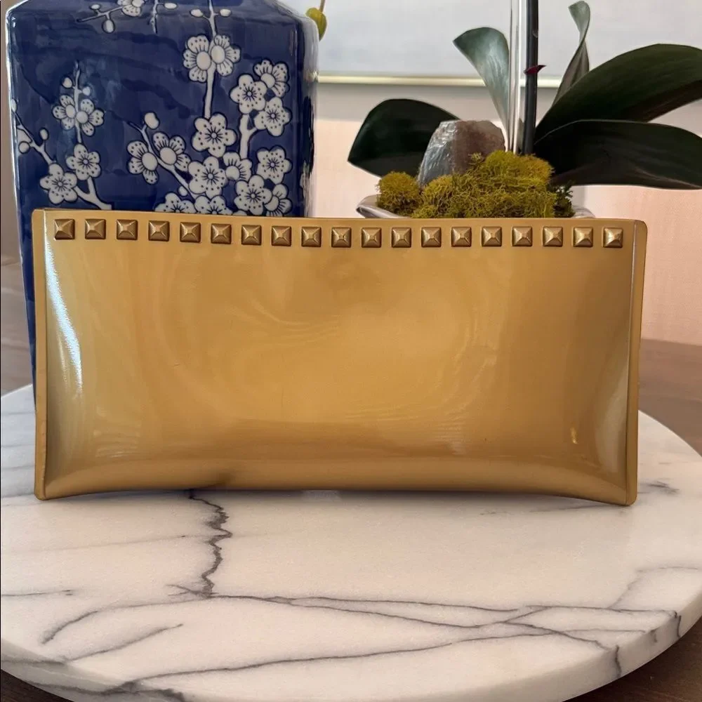 Carmen Sol Julian Pochette Metallic Jelly Gold